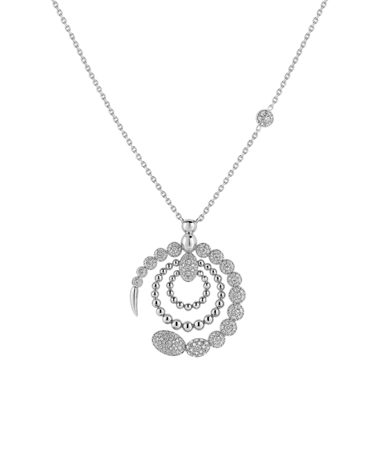 Tropica Pırlantalı Büyük Kolye