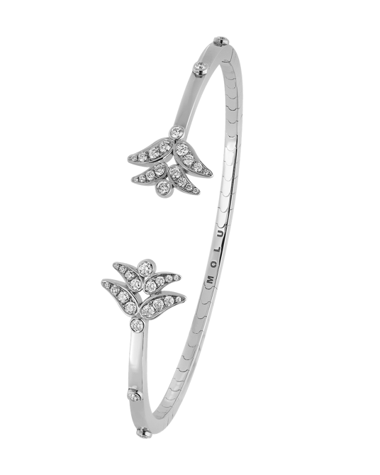 Lily Pırlantalı Kelepçe Bilezik