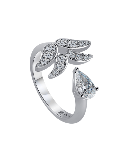 Lily Damla Pırlantalı Yüzük