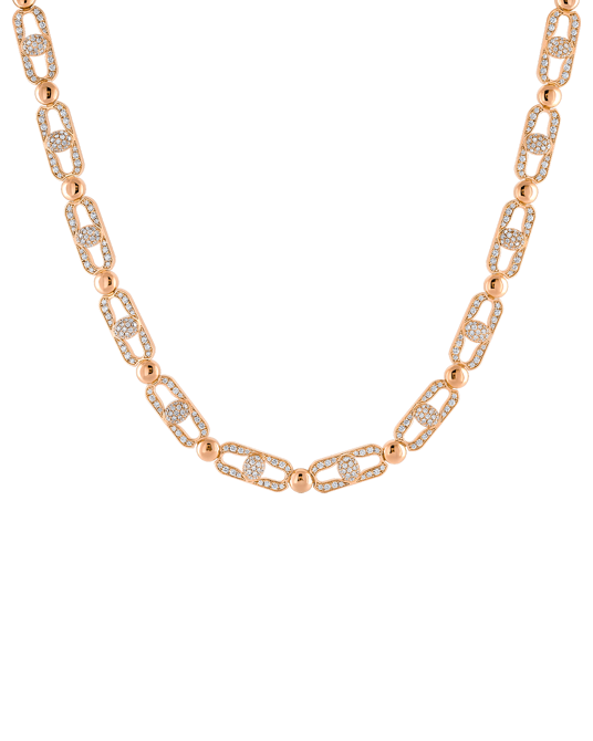 Tropica Chain Pırlantalı Kolye