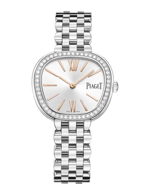 Piaget Sixtie Steel Diamond Watch G0A50300