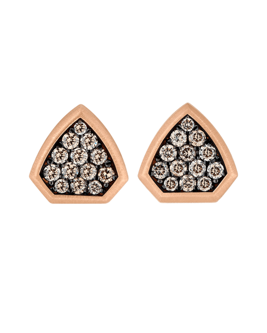 Molu Legend Kahve Pırlantalı Değiştirilebilir Altın Bilezik Başlığı