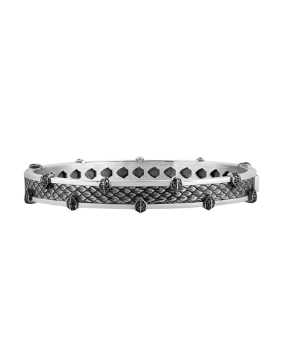 Legend  Tüy Desenli Gümüş Bilezik