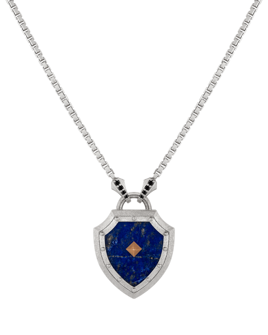 Legend Siyah Pırlantalı Lapis Lazuli Kolye