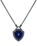 Legend Siyah Pırlantalı Lapis Lazuli Kolye