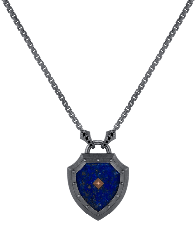 Legend Siyah Pırlantalı Lapis Lazuli Kolye