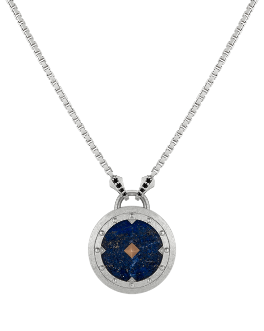 Legend Siyah Pırlantalı Lapis Lazuli Kolye