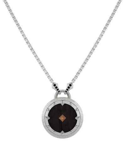 Legend Siyah Pırlantalı Karbon Fiber Kolye