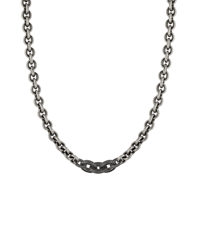 Molu Legend Siyah Pırlantalı Zincir Kolye