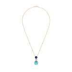 Tropica Colors Pırlantalı Lapis Lazuli Turkuazlı Kolye