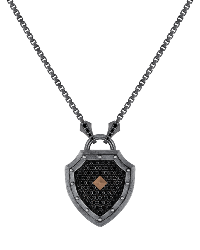 Legend Siyah Pırlantalı Kolye