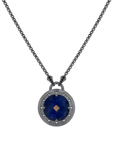 Legend Siyah Pırlantalı Lapis Lazuli  Kolye