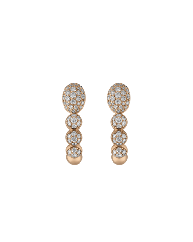 Tropica Pırlantalı Halka Küpe