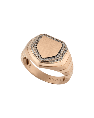 Legend Kahve Pırlantalı Altın Yüzük