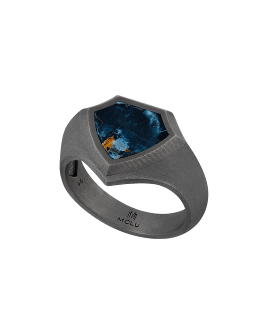 Molu Legend Pietersite Taşlı Gümüş Yüzük