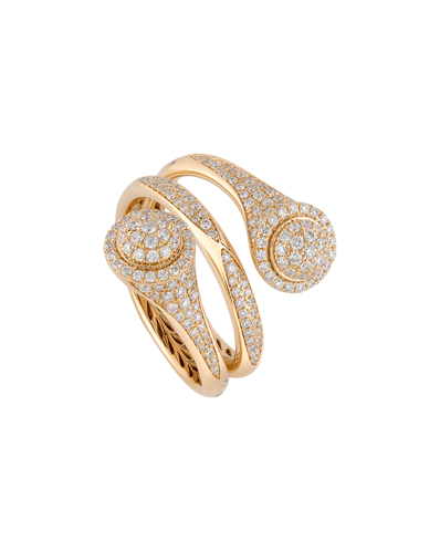 Tropica Pırlantalı Üç Sıra İnce Yüzük