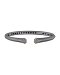 Legend Kahve Pırlantalı Değiştirilebilir Gümüş 925 Gümüş Bilezik Başlığı BL-6138-025