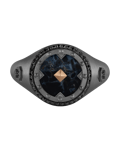 Legend Siyah Pırlantalı Pietersite Taşlı 925 Gümüş Yüzük YZ-12539-026