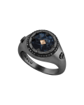 Legend Siyah Pırlantalı Pietersite Taşlı 925 Gümüş Yüzük YZ-12539-026